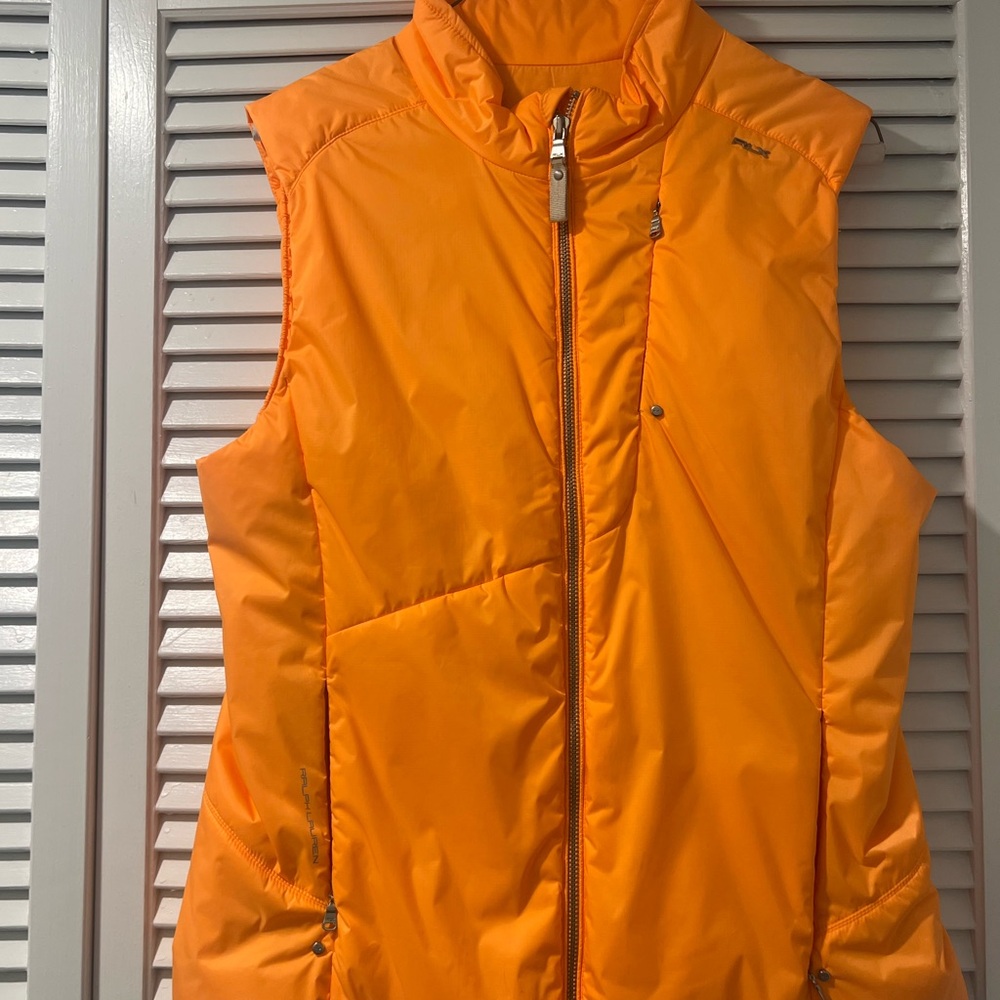 Bright Orange Puffer Vest